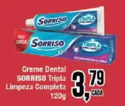 Redeconomia Creme Dental Sorriso Tripla Limpeza Completa oferta