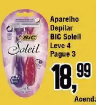 Redeconomia Aparelho depilar bic soleil oferta
