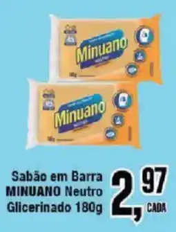 Redeconomia Sabão em Barra Minuano Neutro Glicerinado oferta