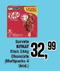 Redeconomia Sorvete kitkat stick chocolate oferta