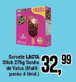 Redeconomia Sorvete lacta stick sonho de valsa oferta