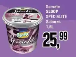 Redeconomia Sorvete sloop especialite sabores oferta