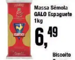 Redeconomia Massa Sêmola Galo Espaguete oferta