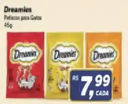 Redeconomia Dreamies Petiscos para Gatos oferta