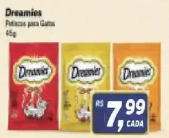 Redeconomia Dreamies Petiscos para Gatos oferta