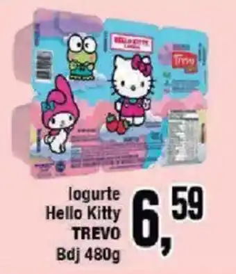 Redeconomia logurte hello kitty trevo oferta
