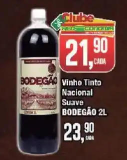 Redeconomia Vinho tinto nacional suave bodegão 2l oferta