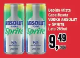 Redeconomia Bebida Mista Gasificada Vodka Absolut + Sprite oferta