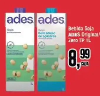 Redeconomia Bebida Soja ADES Original/Zero TP oferta