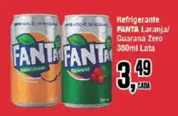 Redeconomia Refrigerante Fanta Laranja/ Guaraná Zero oferta