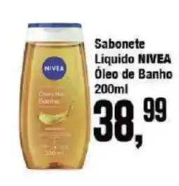 Redeconomia Sabonete Líquido NIVEA Óleo de Banho oferta