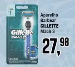Redeconomia Aparelho Barbear Gillette Mach 3 oferta