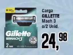 Redeconomia Carga gillette mach 3 oferta