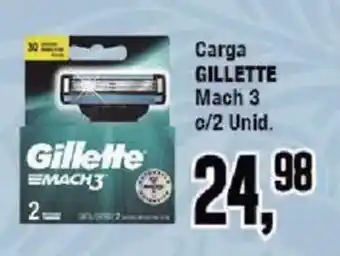 Redeconomia Carga gillette mach 3 oferta