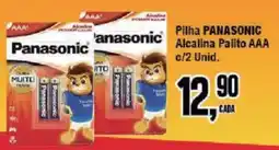 Redeconomia Pilha panasonic alcalina palito aaa oferta