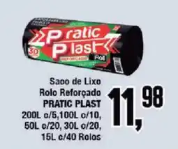 Redeconomia Saco de lixo rolo reforçado pratic plast oferta