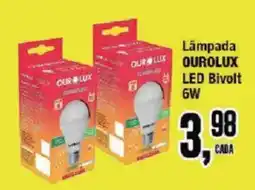 Redeconomia Lâmpada ourolux led bivolt 6w oferta