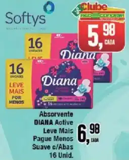 Redeconomia Absorvente diana active oferta