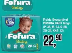 Redeconomia Fralda descartável fofura baby mega oferta