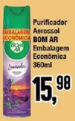 Redeconomia Purificador aerosol bom ar embalagem econômica oferta