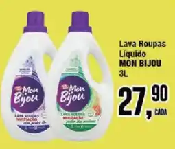 Redeconomia Lava Roupas Líquido Mon Bijou oferta