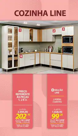 Lojas Cem 4 balcão line oferta