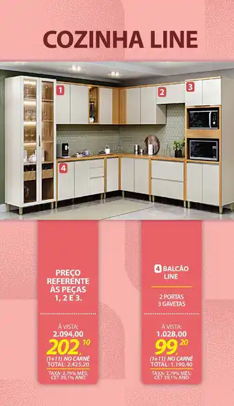 4 balcão line