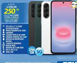 Lojas Cem smartphone 256 gb 5g oferta