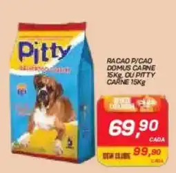 GBarbosa Racao p/cao domus carne 15kg, ou pitty carne 15kg oferta