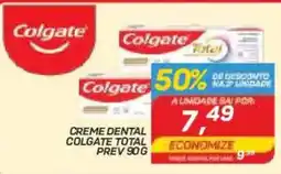 GBarbosa Creme dental colgate total prev 50g oferta