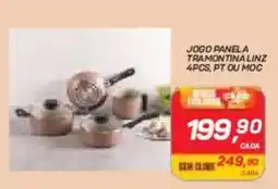 GBarbosa Jogo panela tramontina linz 4pcs oferta