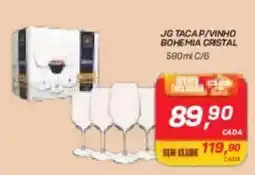 GBarbosa Jg taca p/vinho bohemia cristal oferta