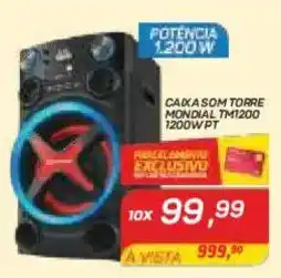 GBarbosa Caixa som torre mondial TM1200 1200WPT oferta