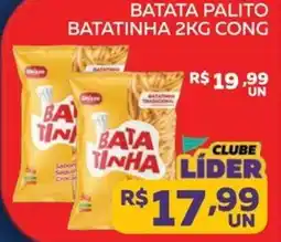 Lider Atacadista Batata palito batatinha 2kg cong oferta