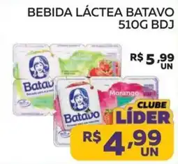 Lider Atacadista bebida láctea batavo oferta