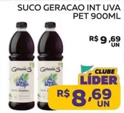 Lider Atacadista sucos geracao int uva oferta