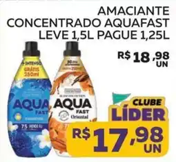 Lider Atacadista Amaciante concentrado aquafast oferta