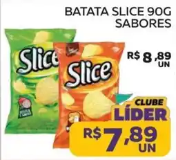 Lider Atacadista Batata slice sabores oferta