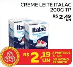 Lider Atacadista Creme leite italac oferta