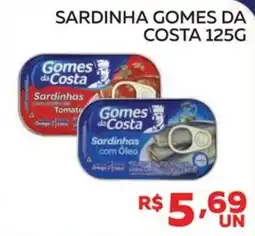 Lider Atacadista Sardinha gomes da costa oferta