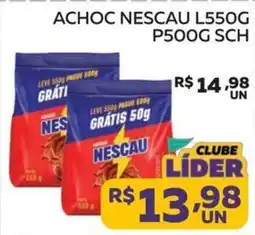 Lider Atacadista Achoc nescau oferta