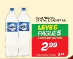GBarbosa Agua mineral crystal s/gas pet 1.5l oferta