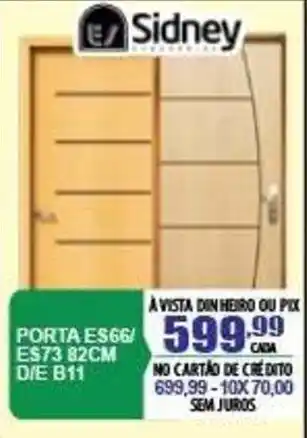 Porta es66/ es73 82cm d/e b11