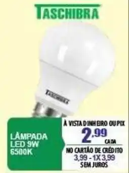 Mauro Center Lâmpada led 9w 6500k oferta