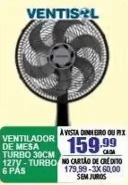 Mauro Center ventilador de mesa turbo 30cm oferta