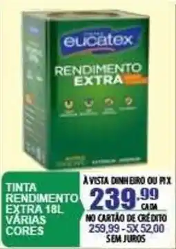 Mauro Center tinta rendimento extra 18l oferta