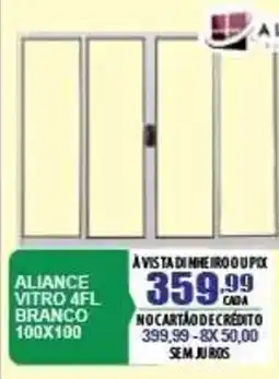 Mauro Center Aliance vitro 4FL branco oferta