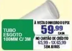 Mauro Center tubo esgoto oferta