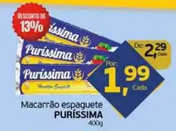 Cometa Supermercados Macarrão espaquete puríssima oferta