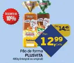 Cometa Supermercados Pão de forma PLUSVITA oferta